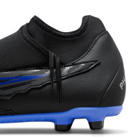 Nike Phantom GX Club Dynamic Fit Gras / Kunstgras Voetbalschoenen (MG) Zwart Blauw
