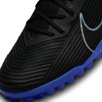 Nike Zoom Mercurial Vapor 15 Pro Turf Voetbalschoenen (TF) Zwart Blauw