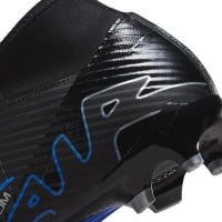 Nike Zoom Mercurial Superfly 9 Academy Gras / Kunstgras Voetbalschoenen (MG) Zwart Blauw Wit