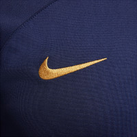 Nike Paris Saint-Germain Strike Trainingspak Full-Zip Hooded 2023-2024 Donkerblauw Goud