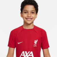 Nike Liverpool Academy Pro Trainingsset 2023-2024 Kids Rood Donkergrijs Wit