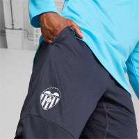 PUMA Valencia Trainingsbroek 2023-2024 Donkerblauw Lichtblauw