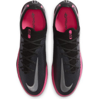 Nike PHANTOM GT ELITE Kunstgras Voetbalschoenen (AG) Zwart Zilver Roze