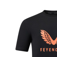 Castore Feyenoord Travel T-Shirt 2023-2024 Kids Zwart