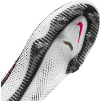 Nike PHANTOM GT ELITE Gras Voetbalschoenen (FG) Wit Roze Zwart