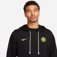 Nike Inter Milan Hoodie 2023-2024 Zwart Wit Geel