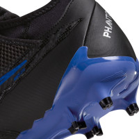 Nike Phantom GX Academy DF Gras / Kunstgras Voetbalschoenen (MG) Zwart Blauw