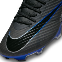 Nike Zoom Mercurial Vapor 15 Academy Gras / Kunstgras Voetbalschoenen (MG) Zwart Blauw