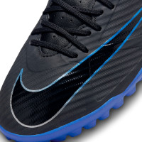 Nike Zoom Mercurial Vapor 15 Academy Turf Voetbalschoenen (TF) Zwart Blauw