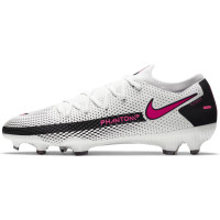 Nike Phantom GT Pro Gras Voetbalschoenen (FG) Wit Zwart Roze