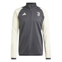 adidas Juventus Trainingspak 1/4-Zip 2023-2024 Donkergrijs Wit