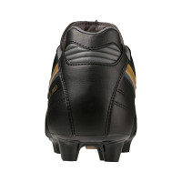 Mizuno Morelia II Pro Gras Voetbalschoenen (FG) Zwart Goud