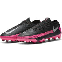 Nike Phantom GT Pro Kunstgras Voetbalschoenen (AG) Zwart Zilver Roze