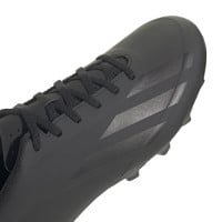 adidas X Crazyfast.4 Gras / Kunstgras Voetbalschoenen (FxG) Zwart Antraciet