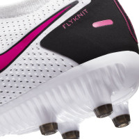 Nike Phantom GT Pro Kunstgras Voetbalschoenen (AG) Wit Zwart Roze