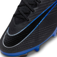 Nike Zoom Mercurial Superfly 9 Elite IJzeren-Nop Voetbalschoenen (SG) Anti-Clog Zwart Blauw Wit