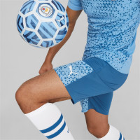 PUMA Manchester City Trainingsbroekje 2023-2024 Blauw Lichtblauw Wit