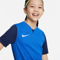 Nike Dri-Fit Trophy V Trainingsshirt Kids Blauw Donkerblauw Wit