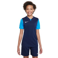 Nike Dri-Fit Trophy V Trainingsshirt Kids Donkerblauw Blauw Wit