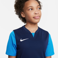 Nike Dri-Fit Trophy V Trainingsshirt Kids Donkerblauw Blauw Wit