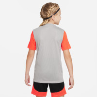 Nike Dri-Fit Trophy V Trainingsshirt Kids Grijs Felrood Zwart