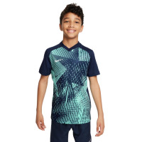 Nike Dri-Fit Precision VI Trainingsshirt Kids Blauw Turquoise Wit