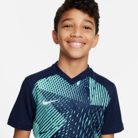 Nike Dri-Fit Precision VI Trainingsshirt Kids Blauw Turquoise Wit