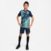 Nike Dri-Fit Precision VI Trainingsshirt Kids Blauw Turquoise Wit