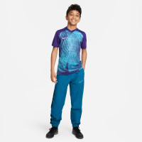 Nike Dri-Fit Precision VI Trainingsshirt Kids Paars Blauw Wit