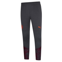 PUMA Manchester City Trainingspak 1/4-Zip 2023-2024 Wit Donkergrijs Oranje