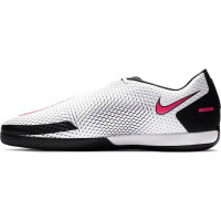 Nike Phantom GT Academy Zaalvoetbalschoenen (IC) Wit Zwart Roze