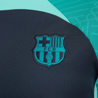Nike FC Barcelona Strike Trainingsshirt 2023-2024 Donkerblauw Turquoise