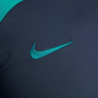 Nike FC Barcelona Strike Trainingspak 1/4-Zip 2023-2024 Donkerblauw Turquoise