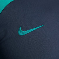Nike FC Barcelona Strike Trainingstrui 1/4-Zip 2023-2024 Donkerblauw Turquoise