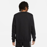 Nike Sportswear Fleece Trainingspak Crew Zwart Wit Grijs