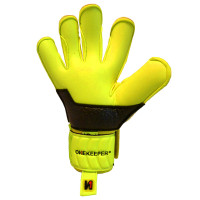 Onekeeper Vector Keepershandschoenen Kids Felgeel Zwart
