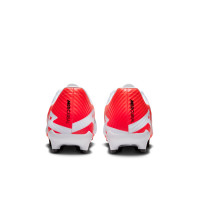 Nike Zoom Mercurial Vapor 15 Academy Gras / Kunstgras Voetbalschoenen (MG) Wit Felrood Zwart