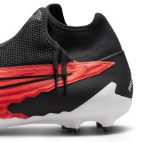 Nike Phantom GX Pro DF Gras Voetbalschoenen (FG) Zwart Felrood Wit