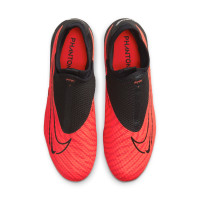 Nike Phantom GX Academy Dynamic Fit Gras / Kunstgras Voetbalschoenen (MG) Zwart Felrood Wit