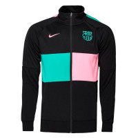 Nike FC Barcelona I96 Anthem Trainingsjack 2020-2021 Kids Zwart