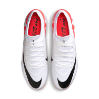 Nike Zoom Mercurial Vapor 15 Pro Gras Voetbalschoenen (FG) Wit Felrood Zwart