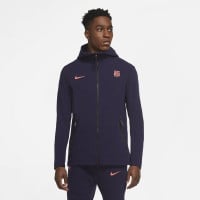 Nike Chelsea Tech Fleece Pack Hoodie CL 2020-2021 Donkerblauw