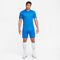 Nike Dri-FIT Academy 23 Polo Blauw Donkerblauw Wit