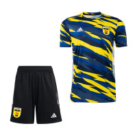 adidas SC Cambuur Warming-Up Trainingsset 2023-2024 Geel Blauw Zwart