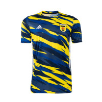 adidas SC Cambuur Warming-up Trainingsshirt 2023-2024 Kids Geel Blauw