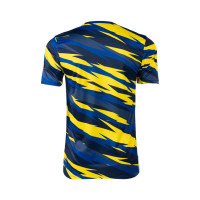 adidas SC Cambuur Warming-up Trainingsshirt 2023-2024 Kids Geel Blauw