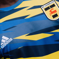 adidas SC Cambuur Warming-up Trainingsshirt 2023-2024 Kids Geel Blauw