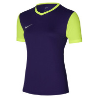 Nike Dri-Fit Tiempo Premier II Voetbalshirt Dames Paars Neongeel Wit