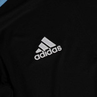 adidas PEC Zwolle Warming-up Trainingstrui 1/4-Zip 2023-2024 Zwart Blauw