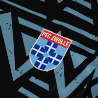 adidas PEC Zwolle Warming-Up Trainingsset 2023-2024 Blauw Zwart